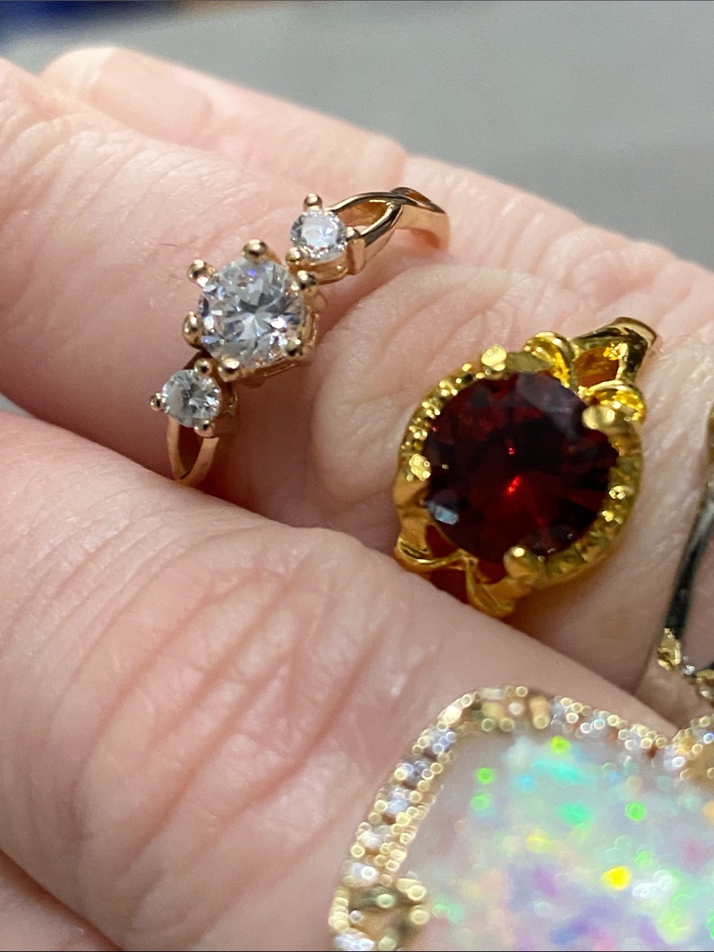 Gold & Silver Tone Statement Rings - Picture 7 of 8